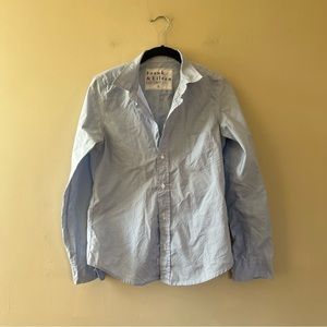 frank & eileen barry shirt in signature crinkle cotton
